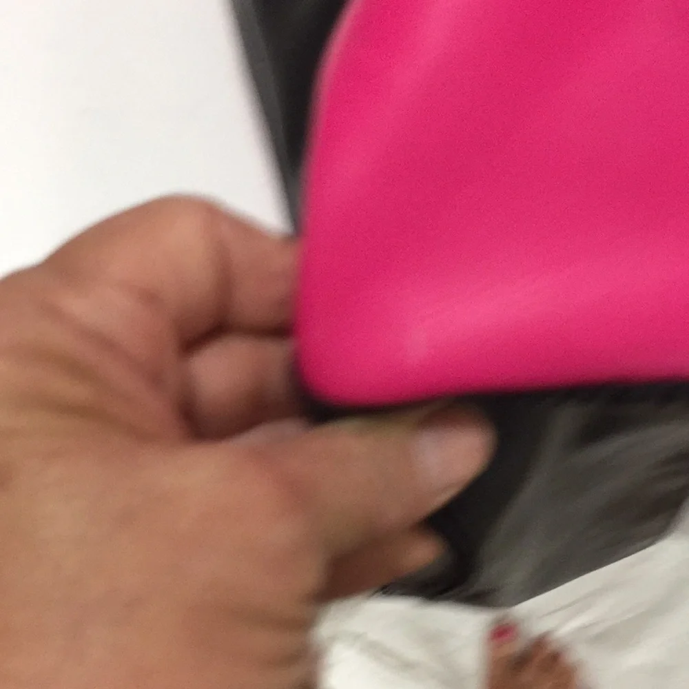 Juicy Couture Black and Pink Backpack Purse Bag